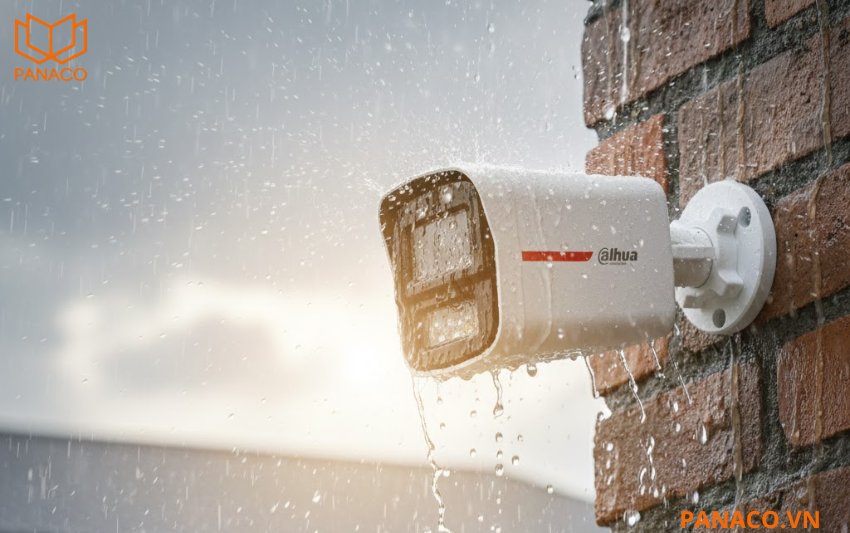 Vỏ camera kết hợp giữa nhựa và kim loại giúp thiết bị nhẹ nhưng vẫn đảm bảo độ chắc chắn cần thiết