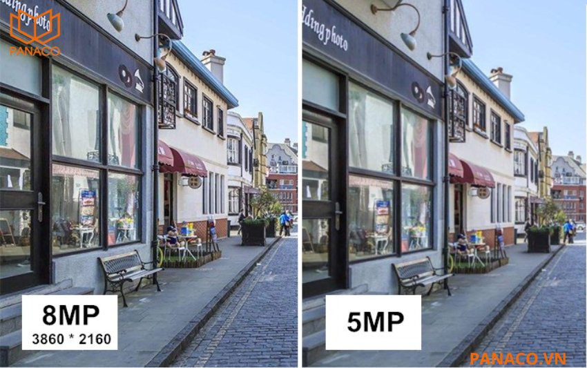 DH-IPC-HDBW2841E-S ghi hình độ phân giải 8MP sắc nét và chân thực hơn so với 5MP
