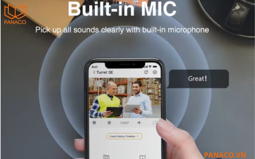DH-IPC-HDBW2841R-ZS tích hợp mic – ghi âm chuẩn