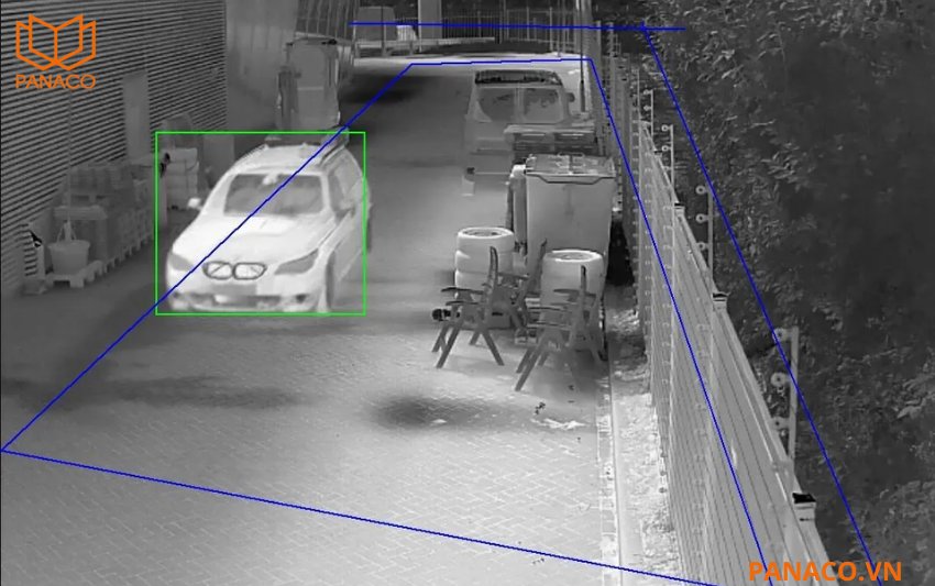 AI phát hiện thông minh – phân biệt người và xe, cảnh báo chính xác