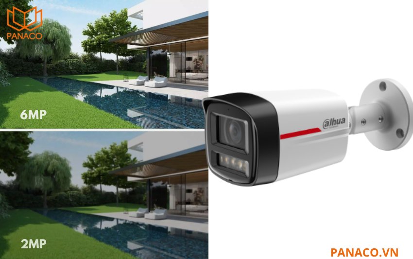 DH-IPC-HFW2649TL-S-PRO có độ phân giải lên tới 6MP