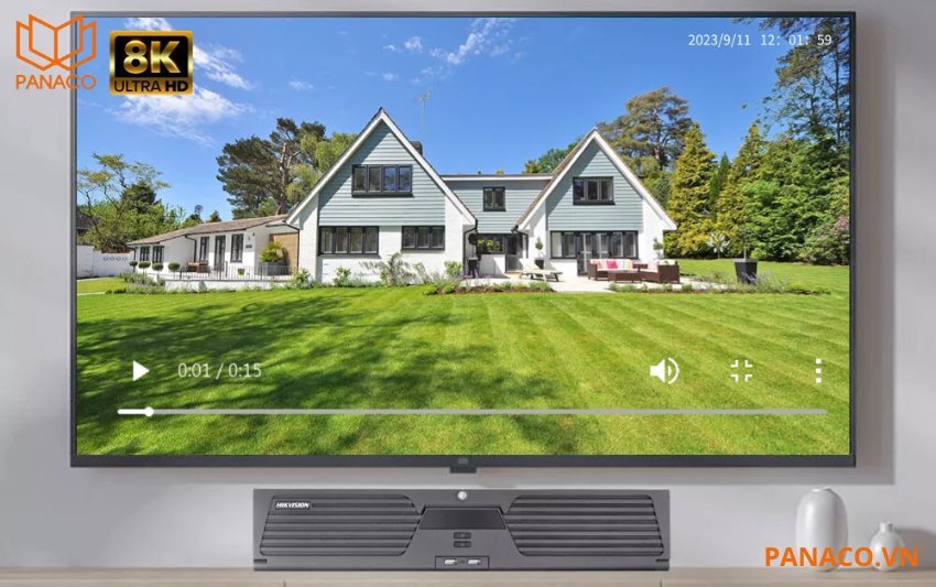 DHI-NVR5216-16P-EI hỗ trợ camera độ phân giải đến 32MP