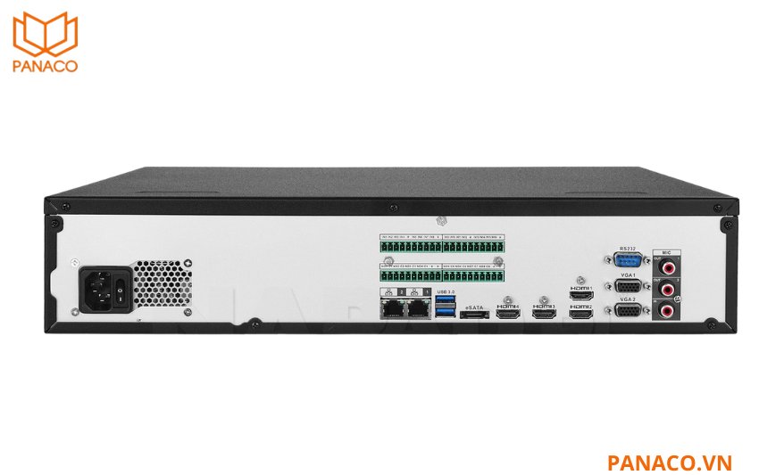 DHI-NVR608H-32-XI xuất hình linh hoạt với 4 cổng HDMI và 2 cổng VGA