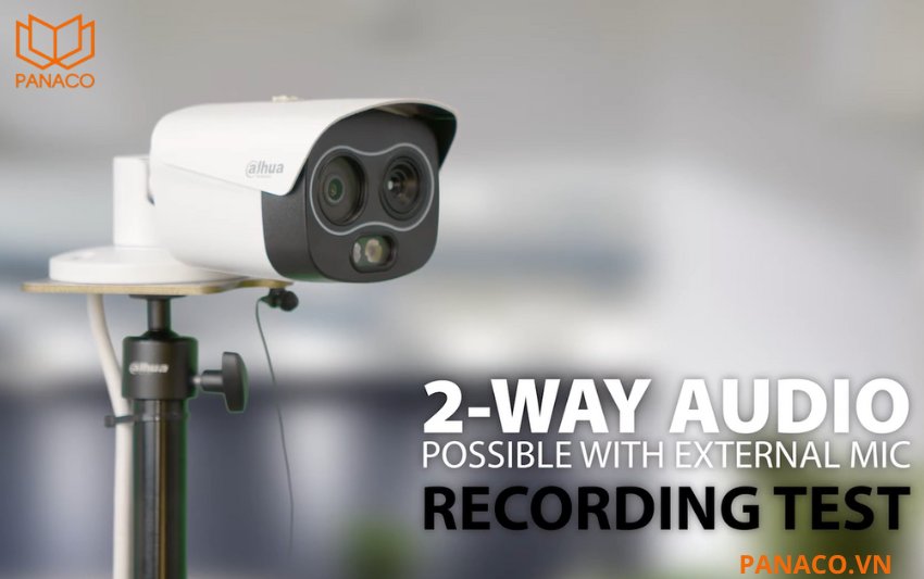 DHI-TPC-BF2241-T hỗ trợ đàm thoại hai chiều