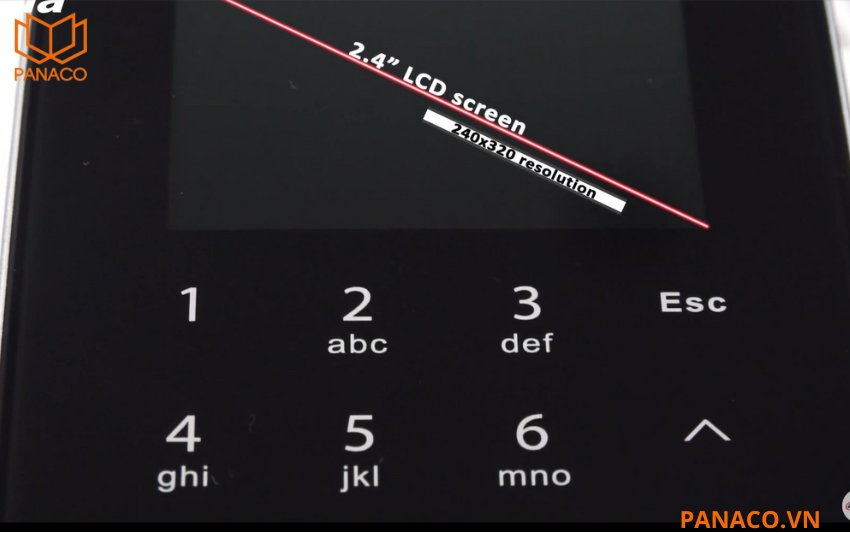 Dahua DHI-ASI2212H-W được trang bị màn hình LCD 2.4 inch