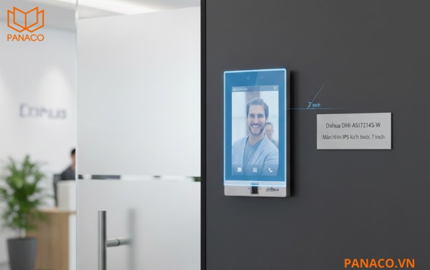 Dahua DHI-ASI7214S-W được trang bị màn hình IPS kích thước 7 inch với độ phân giải 1024 × 600