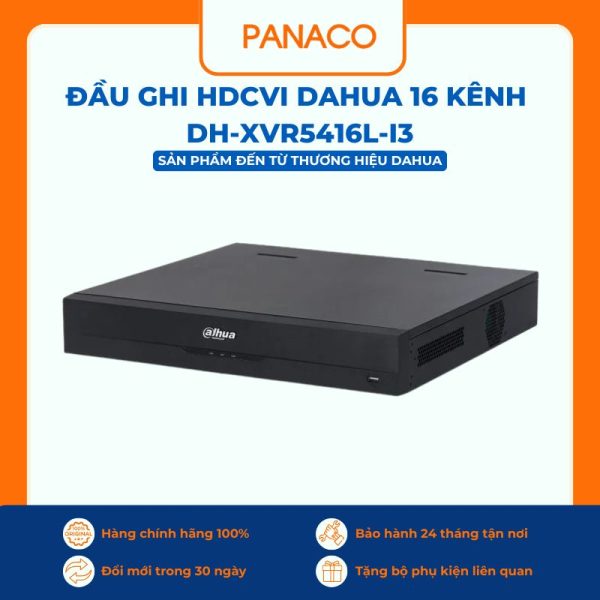 Đầu ghi hình XVR 16 kênh Dahua DH-XVR5416L-I3 4 ổ cứng