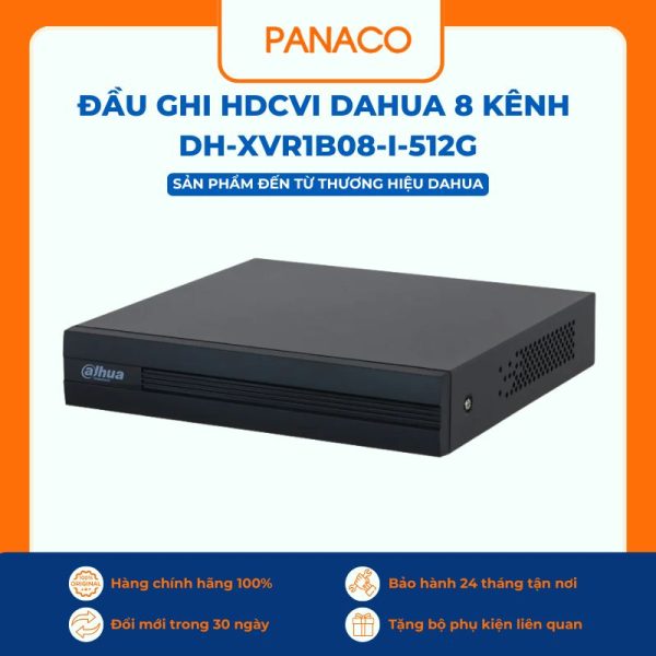 Đầu ghi hình HDCVI 8 kênh Dahua DH-XVR1B08-I-512G
