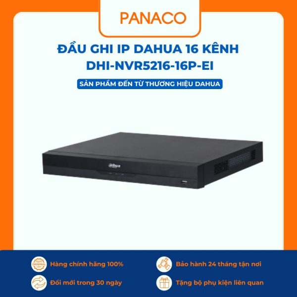 Đầu ghi hình Dahua 16 kênh DHI-NVR5216-16P-EI