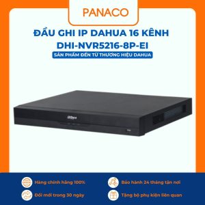 Đầu ghi hình IP Dahua 16 kênh DHI-NVR5216-8P-EI
