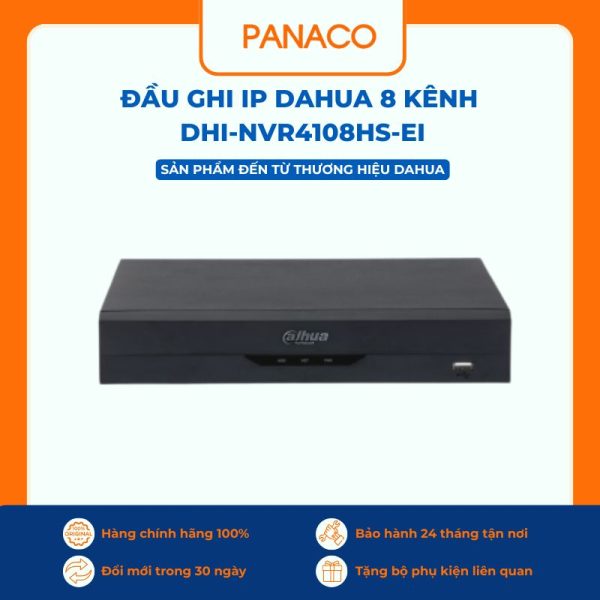 Đầu ghi IP Dahua 8 kênh DHI-NVR4108HS-EI