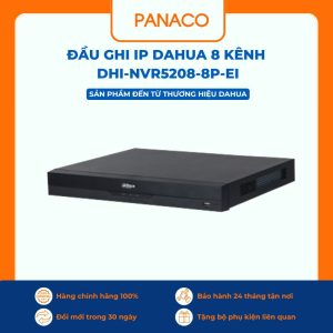 Đầu ghi hình 8 kênh Dahua DHI-NVR5208-8P-EI