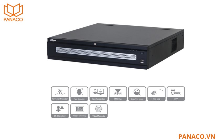 Đầu ghi hình IP cao cấp 32 kênh DHI-NVR608H-32-XI