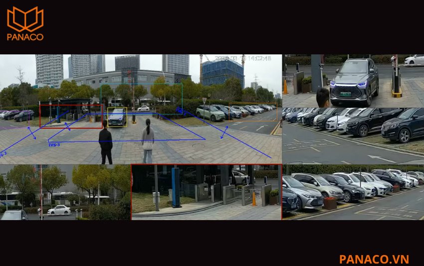 Camera Dahua DH-IPC-PDW5849-A180-E2-ASTE hỗ trợ bộ tính năng bảo vệ vành đai cực kỳ toàn diện