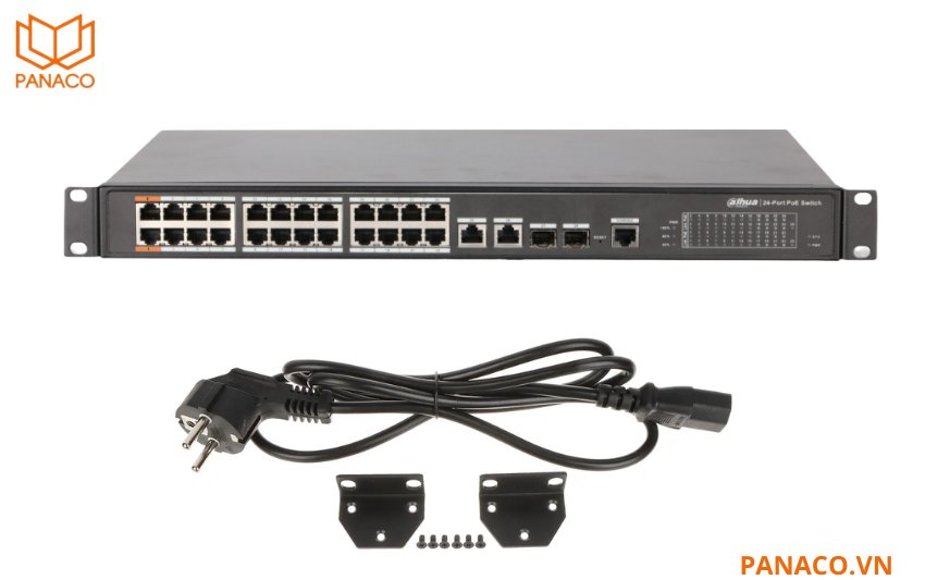 Full bộ switch Dahua DH-PFS4226-24ET-360 tại Panaco