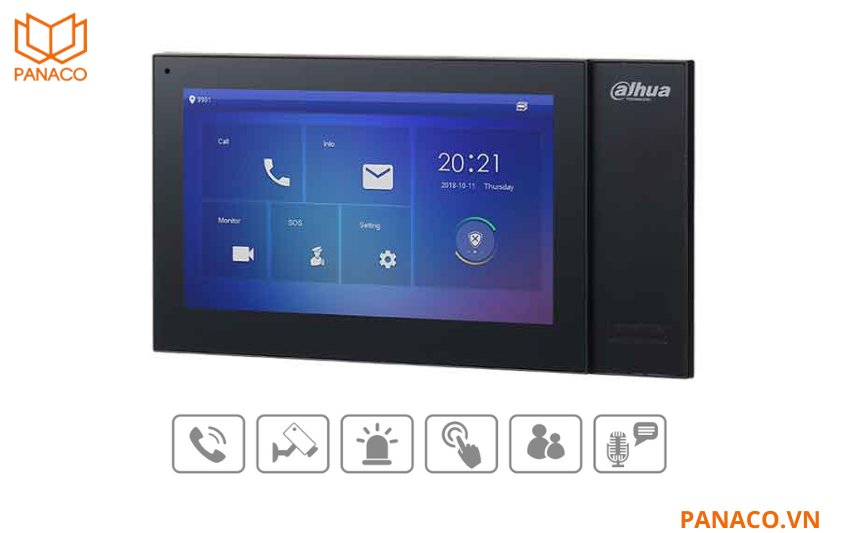 Màn hình màu chuông cửa 7 inch Dahua DHI-VTH2421FB-P