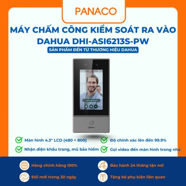 Máy chấm công Dahua DHI-ASI6213S-PW