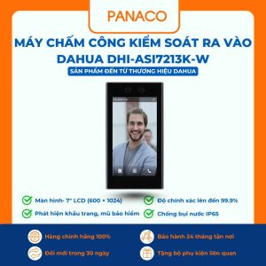 Máy chấm công vào ra nhận diện khuôn mặt Dahua DHI-ASI7213K-W