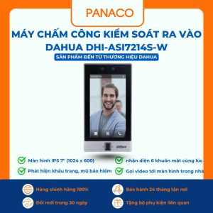 Thiết bị kiểm soát ra vào nhận diện khuôn mặt Dahua DHI-ASI7214S-W