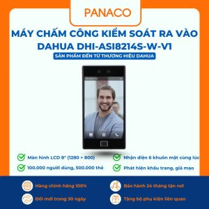 Thiết bị kiểm soát ra vào nhận diện khuôn mặt Dahua DHI-ASI8214S-W-V1