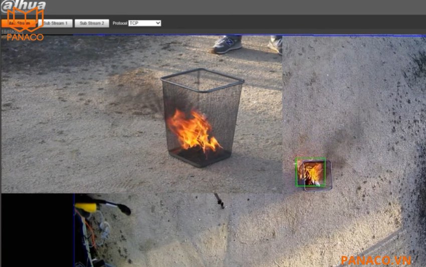 DHI-HY-SAV849HA-ET được trang bị cơ chế phát hiện ngọn lửa thông minh