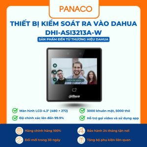 Thiết bị kiểm soát ra vào nhận diện khuôn mặt Dahua DHI-ASI3213A-W