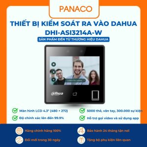 Máy chấm công khuôn mặt vân tay Dahua DHI-ASI3214A-W