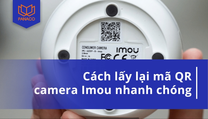 cách lấy mã qr camera imou