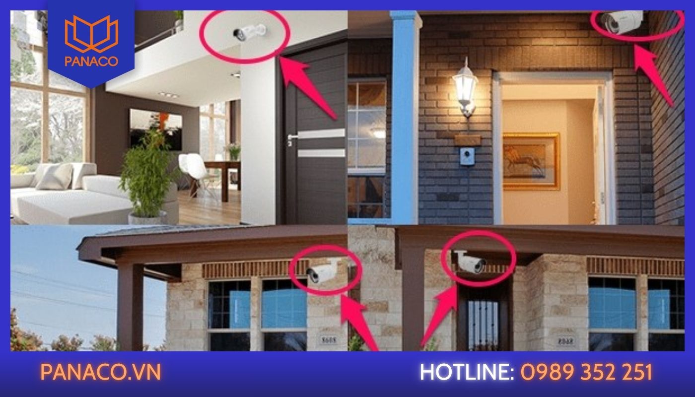 Khi  lắp camera trước cửa nhà, cần chú ý chọn vị trí, loại camera phù hợp