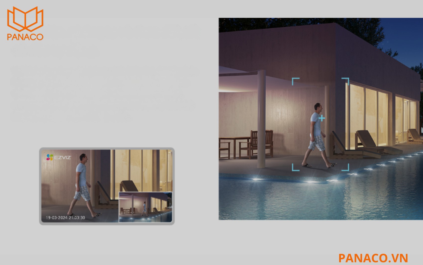 Ezviz H8C Pro 4K theo dõi chuyển động thông minh