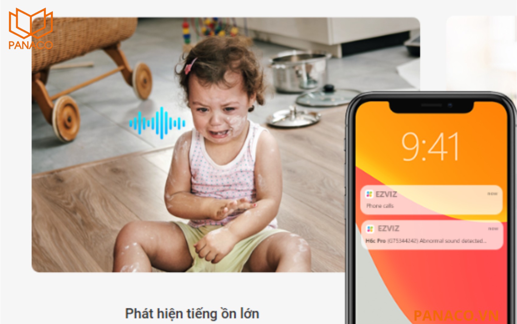 CS-H6c-R105-1J5WF phát hiện tiếng ồn lớn