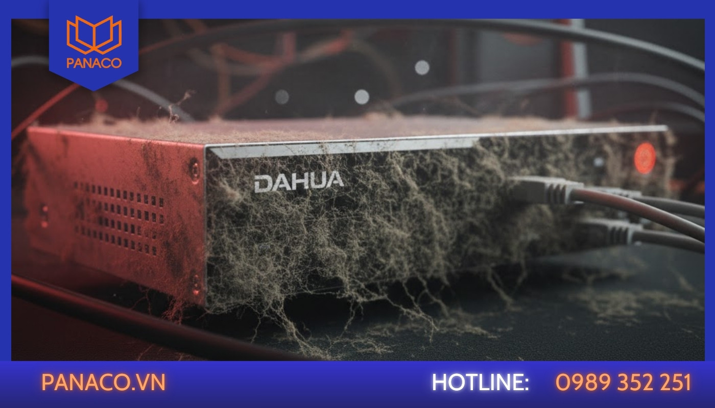 Bụi bẩn tích tụ – khe tản nhiệt bị nghẽn