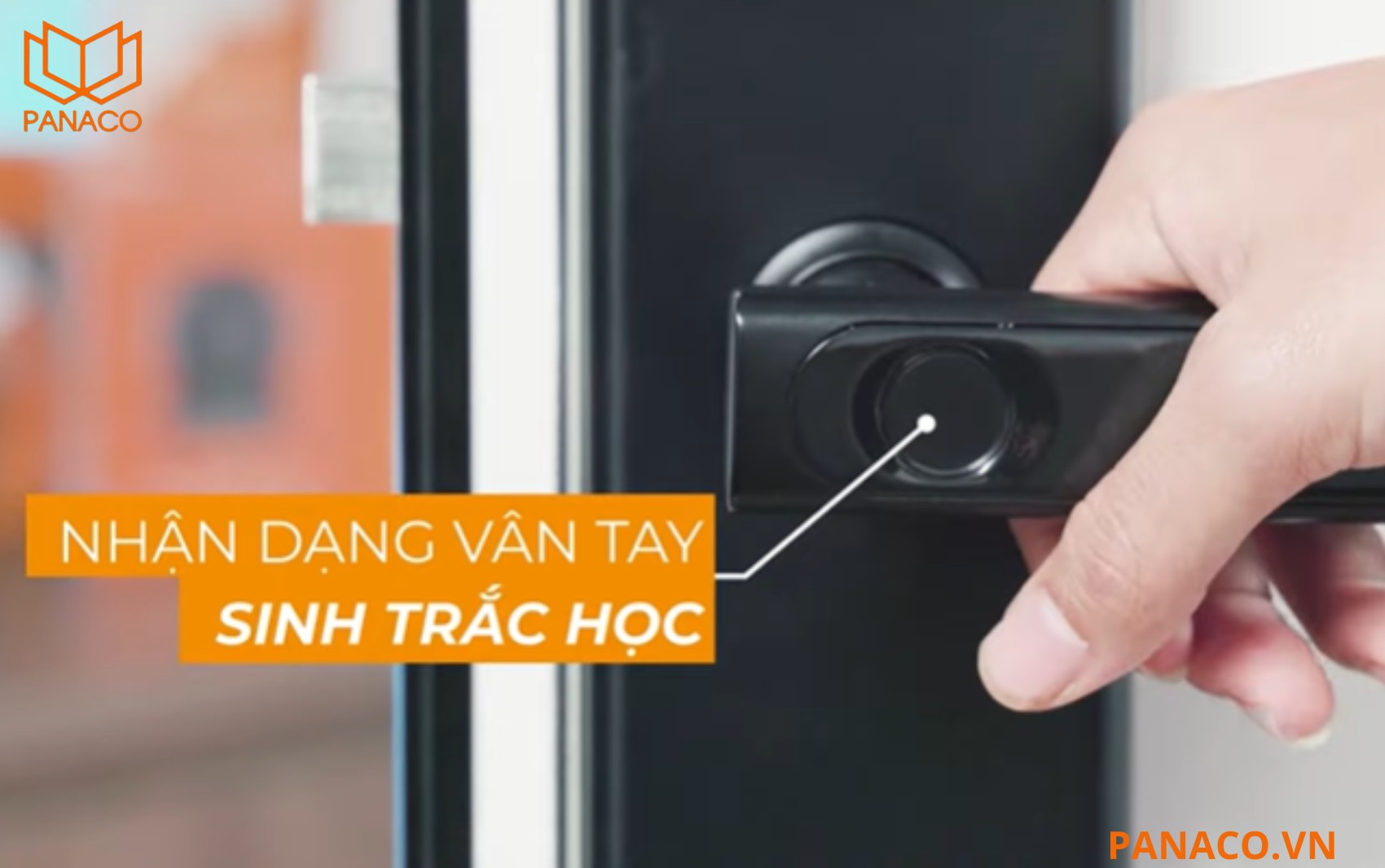 Imou K2C được trang bị cảm biến vân tay tích hợp trực tiếp trên tay cầm
