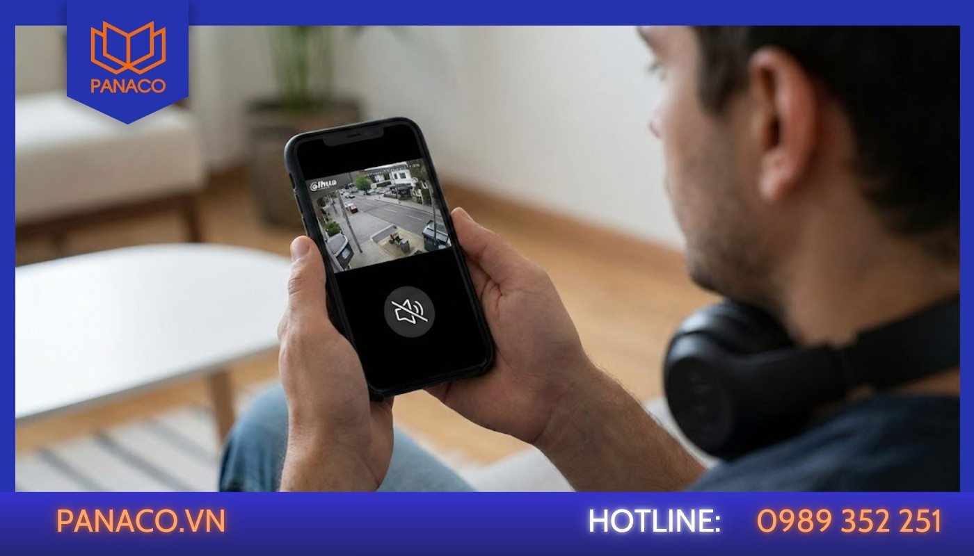 Camera Dahua chỉ có hình, không có âm thanh