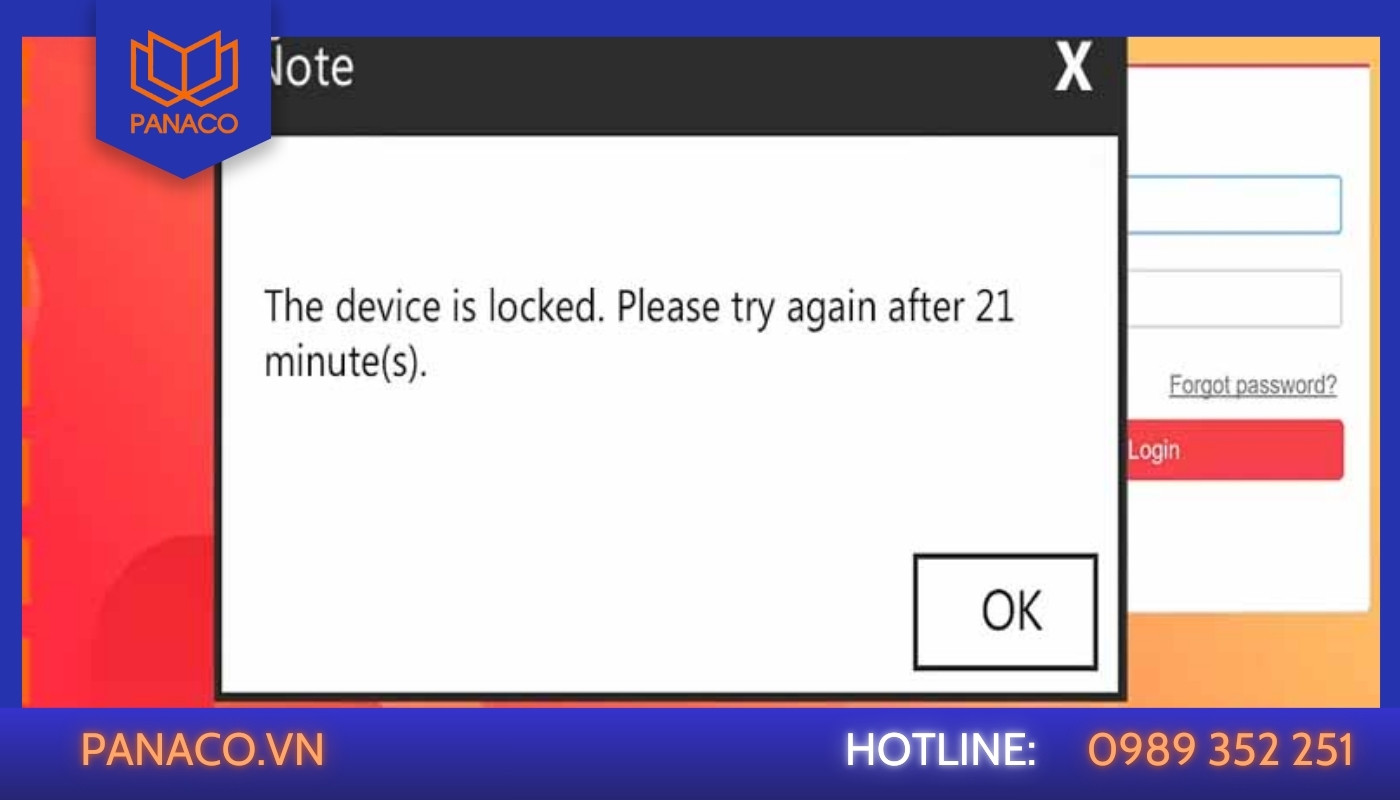 Camera Hikvision bị khóa tài khoản Hik-Connect
