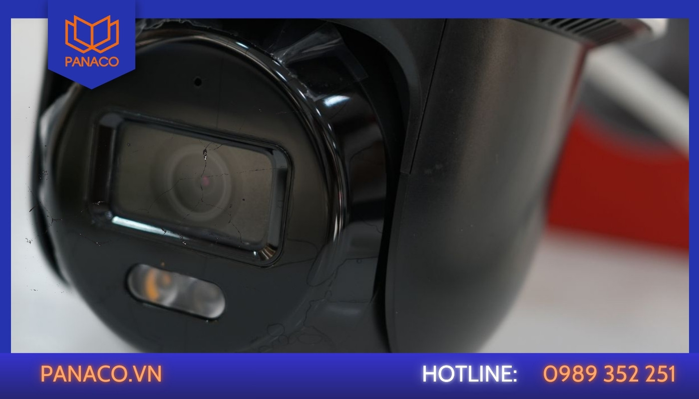 Camera Hikvision bị nứt, vỡ do va chạm