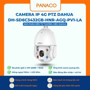 Camera IP 4G PTZ Dahua DH-SD6C3432GB-HNR-AGQ-PV1-LA
