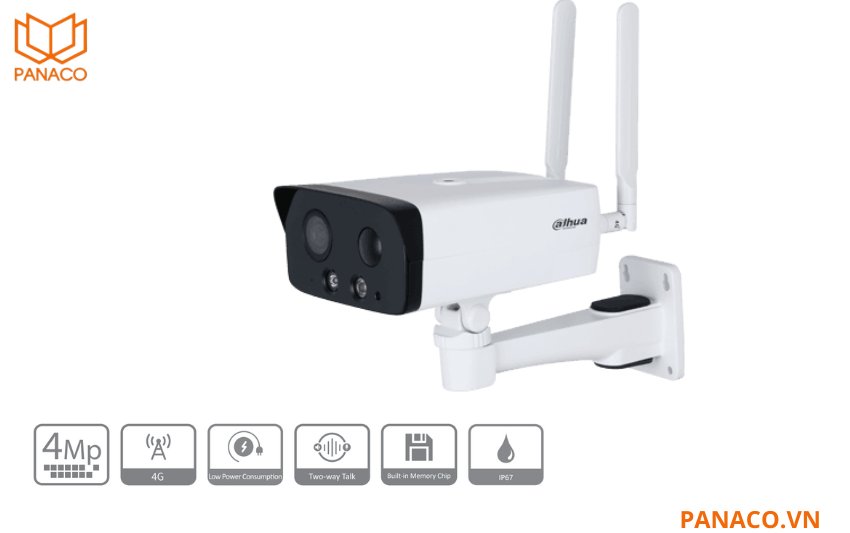 Camera IP Dahua DH-IPC-HFW3441DG-AS-4G-LA-B