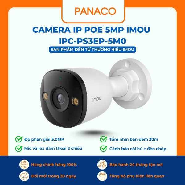 Camera IP PoE 5MP Imou IPC-PS3EP-5M0