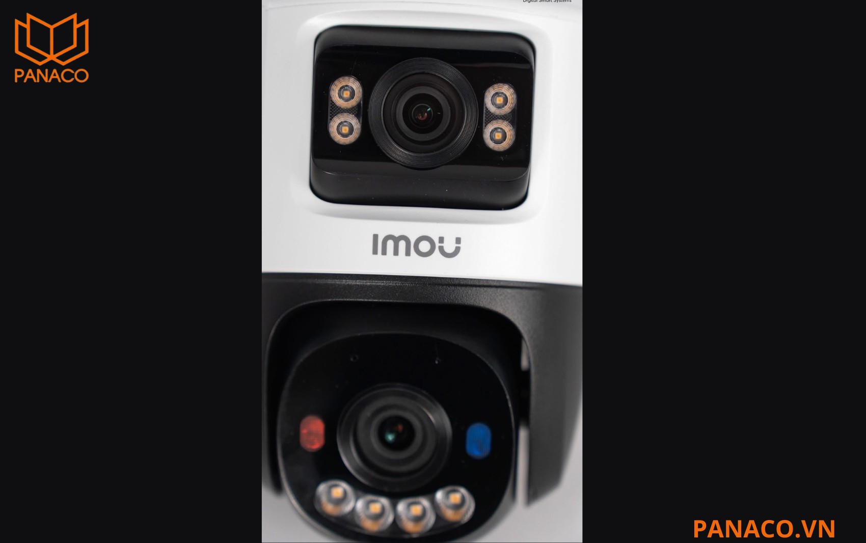 IPC-PS70FP-10M0 trang bị 2 ống kính độc lập với tổng độ phân giải 10.0MP