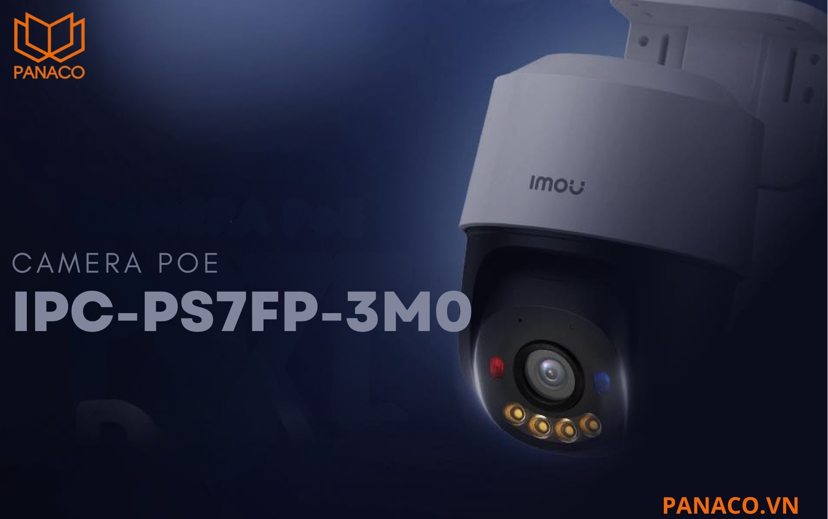 Camera PoE PT 3.0 MP Imou IPC-PS7FP-3M0