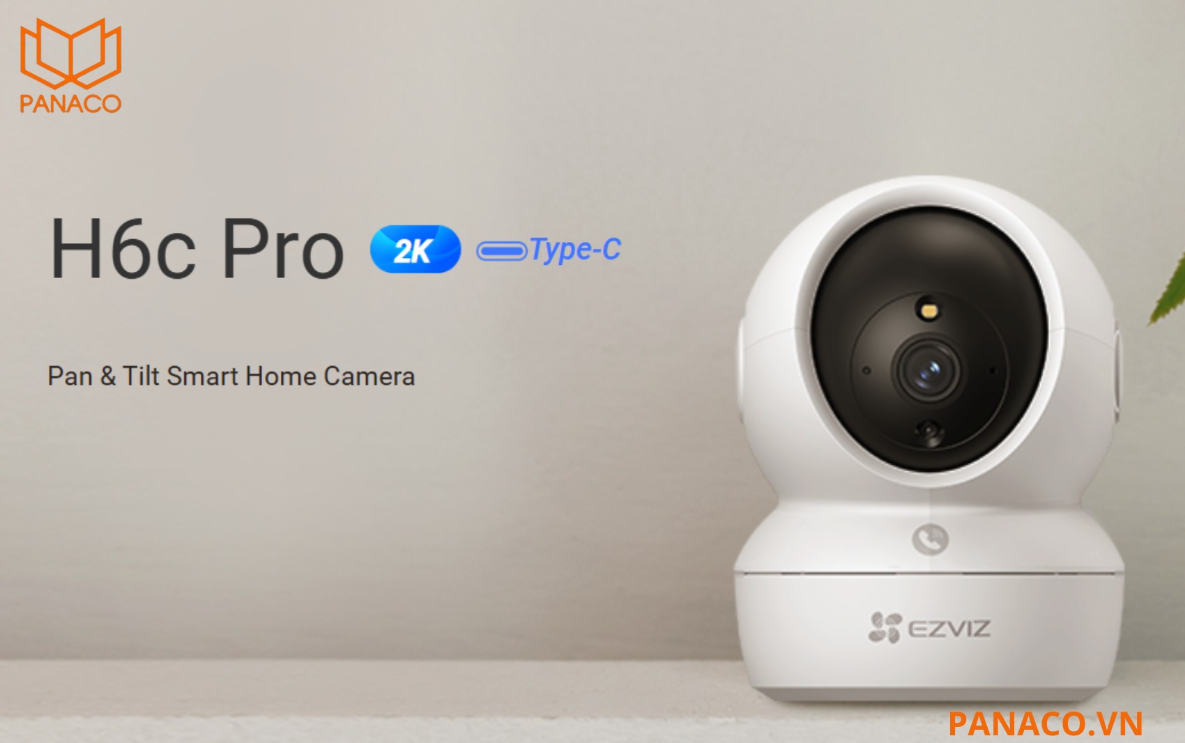 Camera WiFi quay quét Ezviz H6C Pro 2K