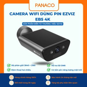 Camera Wifi dùng pin năng lượng mặt trời EZVIZ EB5 4K 8MP