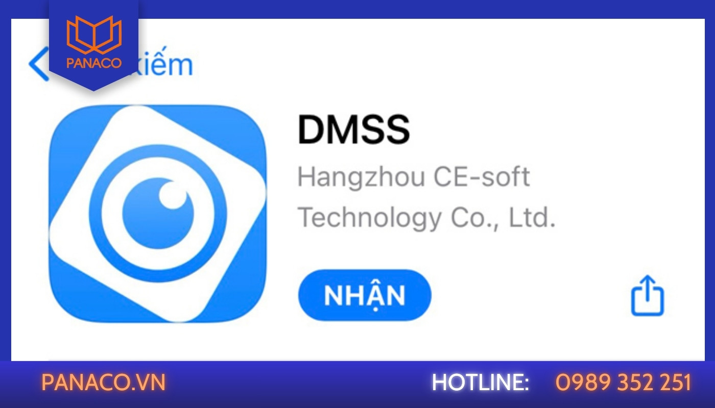 Cập nhật hoặc cài lại ứng dụng DMSS