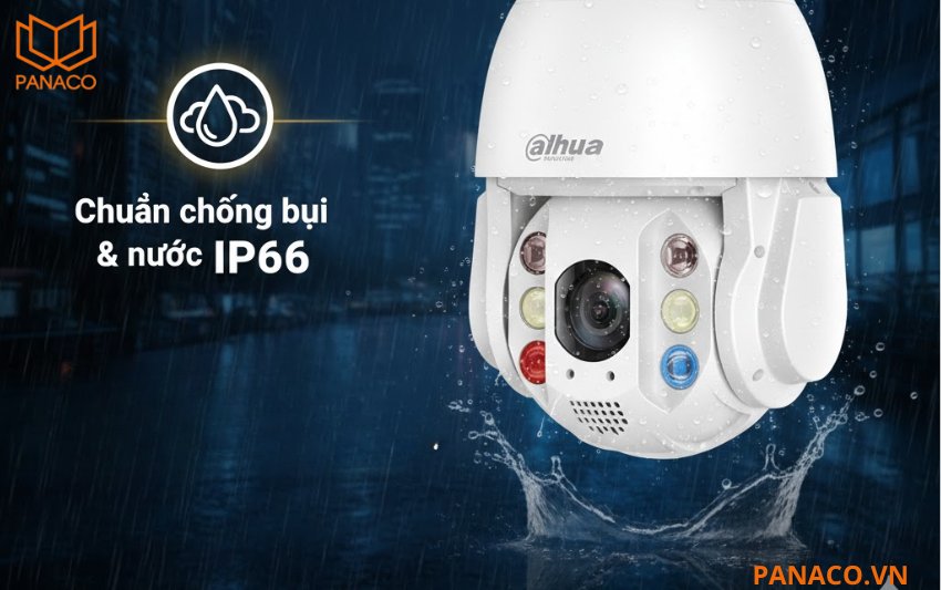 Camera ngoài trời DH-SD6C3432GB-HNR-AGQ-PV1-LA đạt chuẩn chống bụi nước IP66