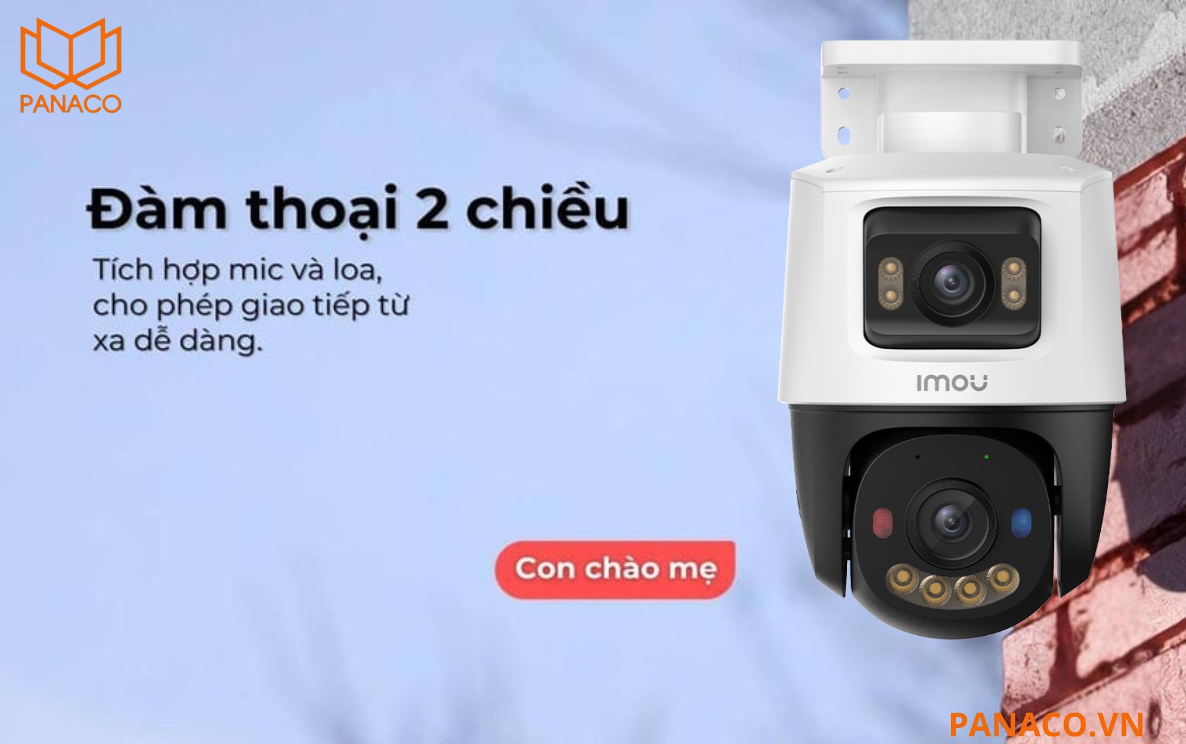 Imou IPC-PS70FP-6M0 là camera đàm thoại 2 chiều