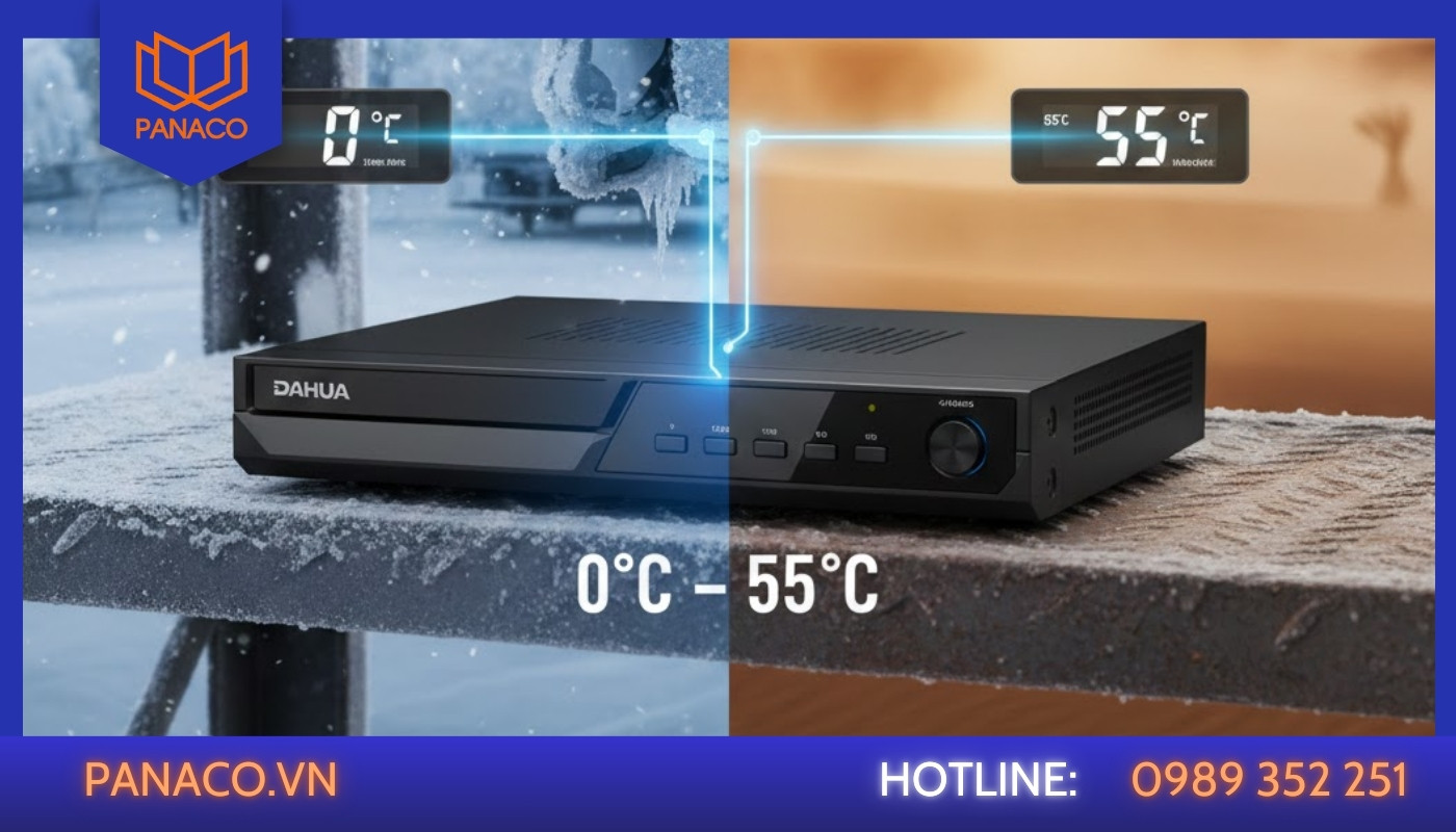 Đầu ghi Dahua bị nóng khi hoạt động là bình thường không