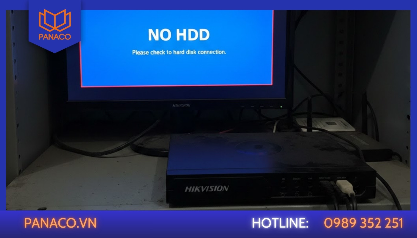 Đầu ghi Hikvision không nhận ổ cứng là lỗi gì