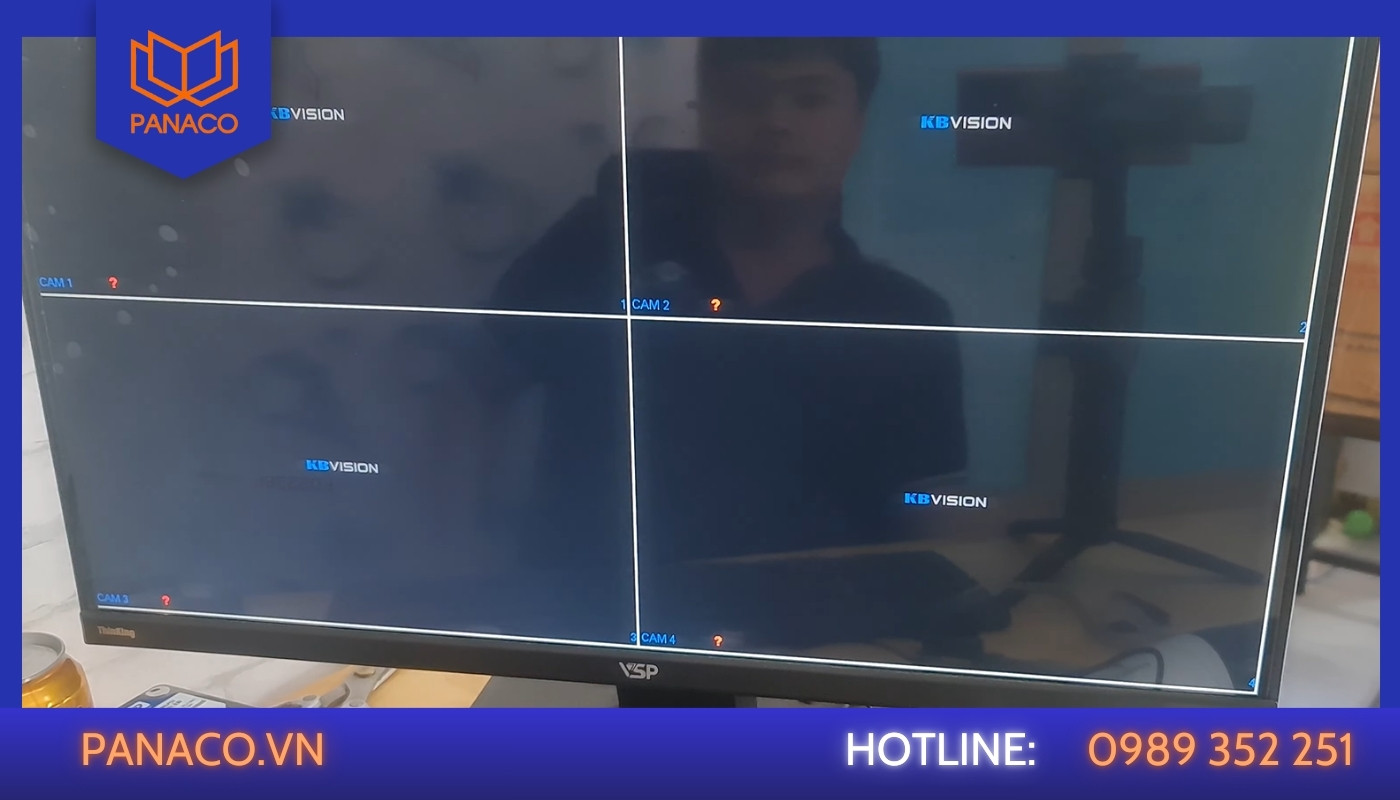 Đầu ghi KBVision bị treo logo thường gặp trên đầu ghi đã sử dụng lâu năm