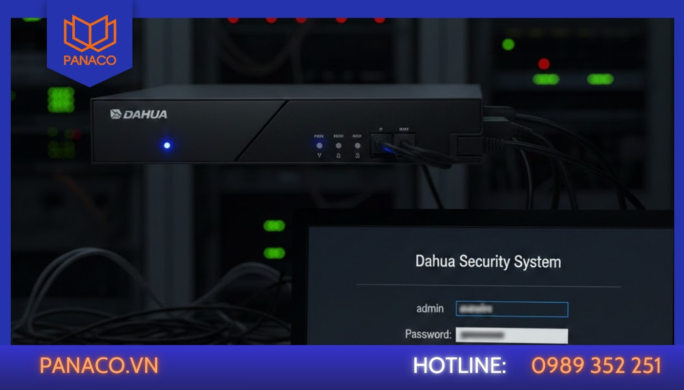 Đầu thu Dahua có nguồn nhưng không hoạt động dẫn đến treo logo